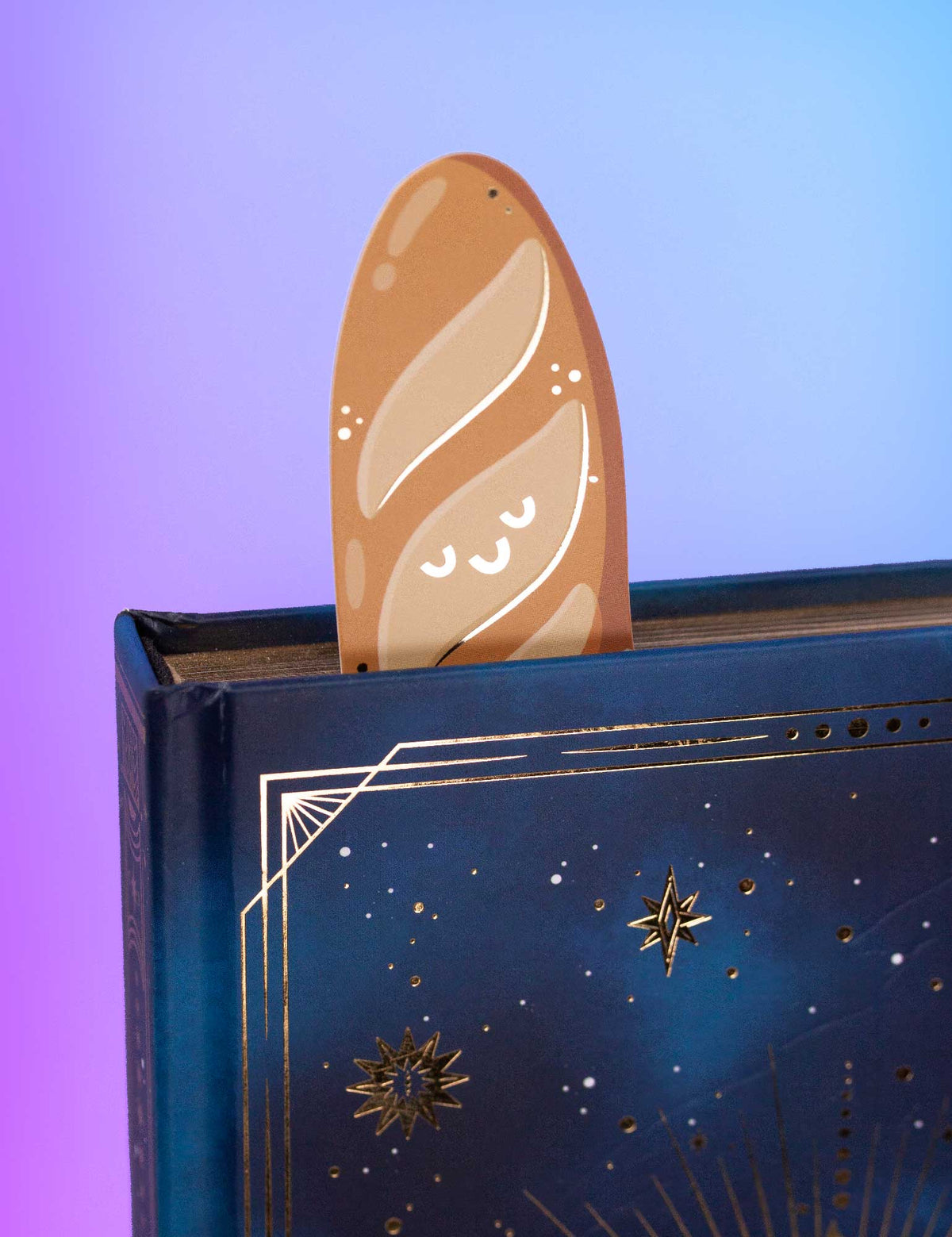 Baguette bookmark 'Life is Pain'"