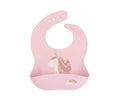 Bavoir en Silicone Nature Géométrique