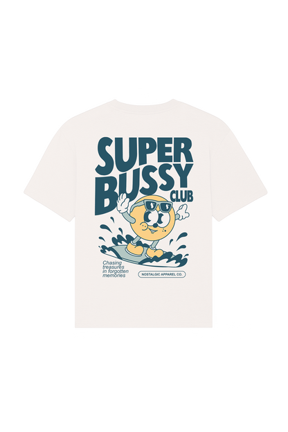 t shirt super bussy club nostalgic apparel