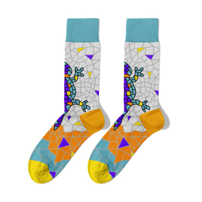 Chaussettes Souvenir Barcelone en Coton Bio