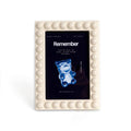 Fotolijstje in bubbelvorm "Memory" beige