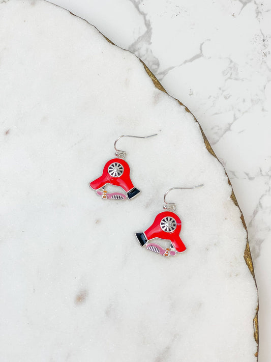 Boucles d'oreilles Sèche-cheveux