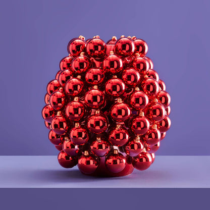 Kerstbalvaas, rood