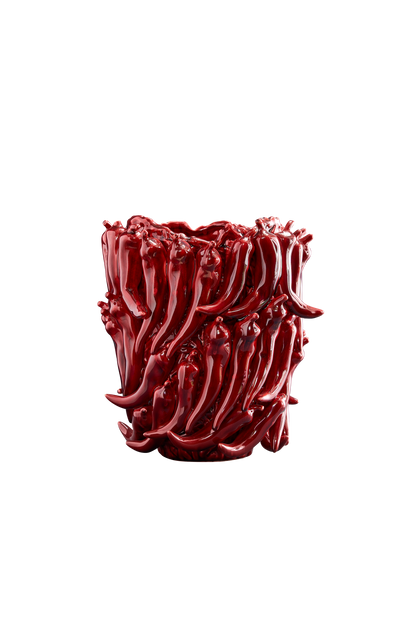 Vase Chili bordeaux