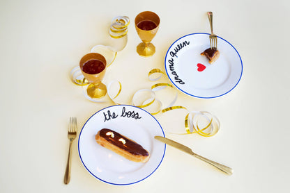 Plate THE FAMILY HAS A BLAST - The Boss