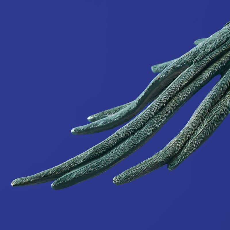 Turquoise Parrot Ceiling Light