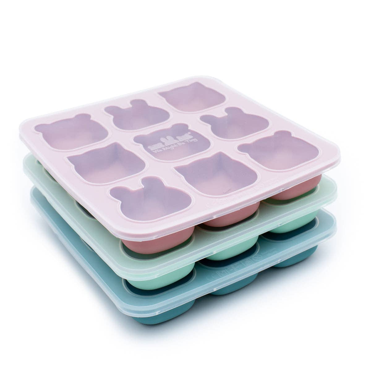 Ice cube tray/Freeze &amp; Bake Poddies mold - Mint