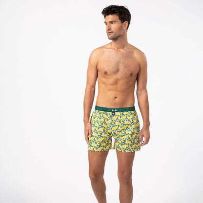 100% Organic Cotton Boxer Shorts - Citrus