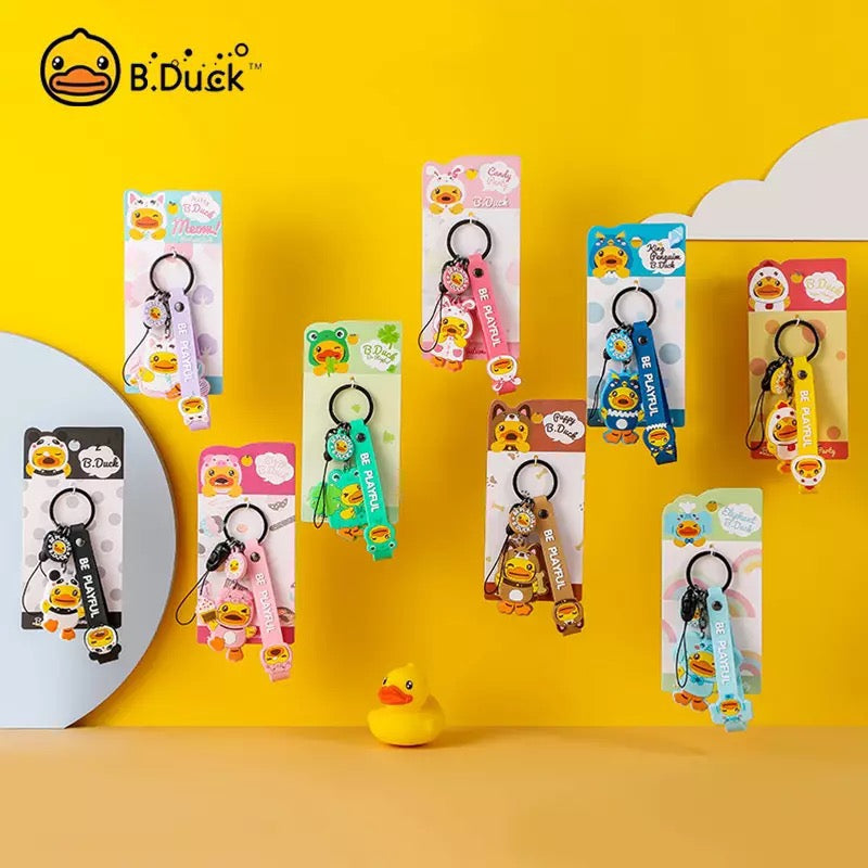 Duck Cat Keyring