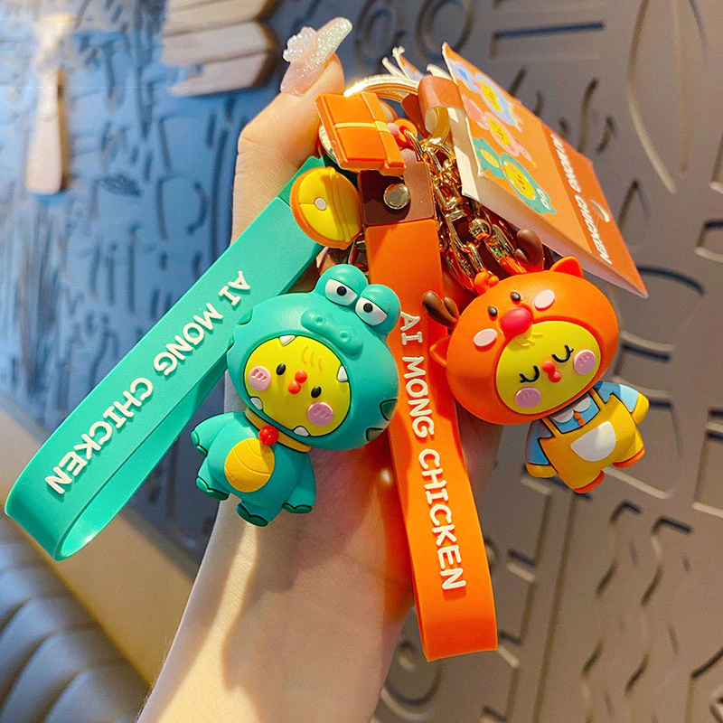 Crocodile Chick Keychain