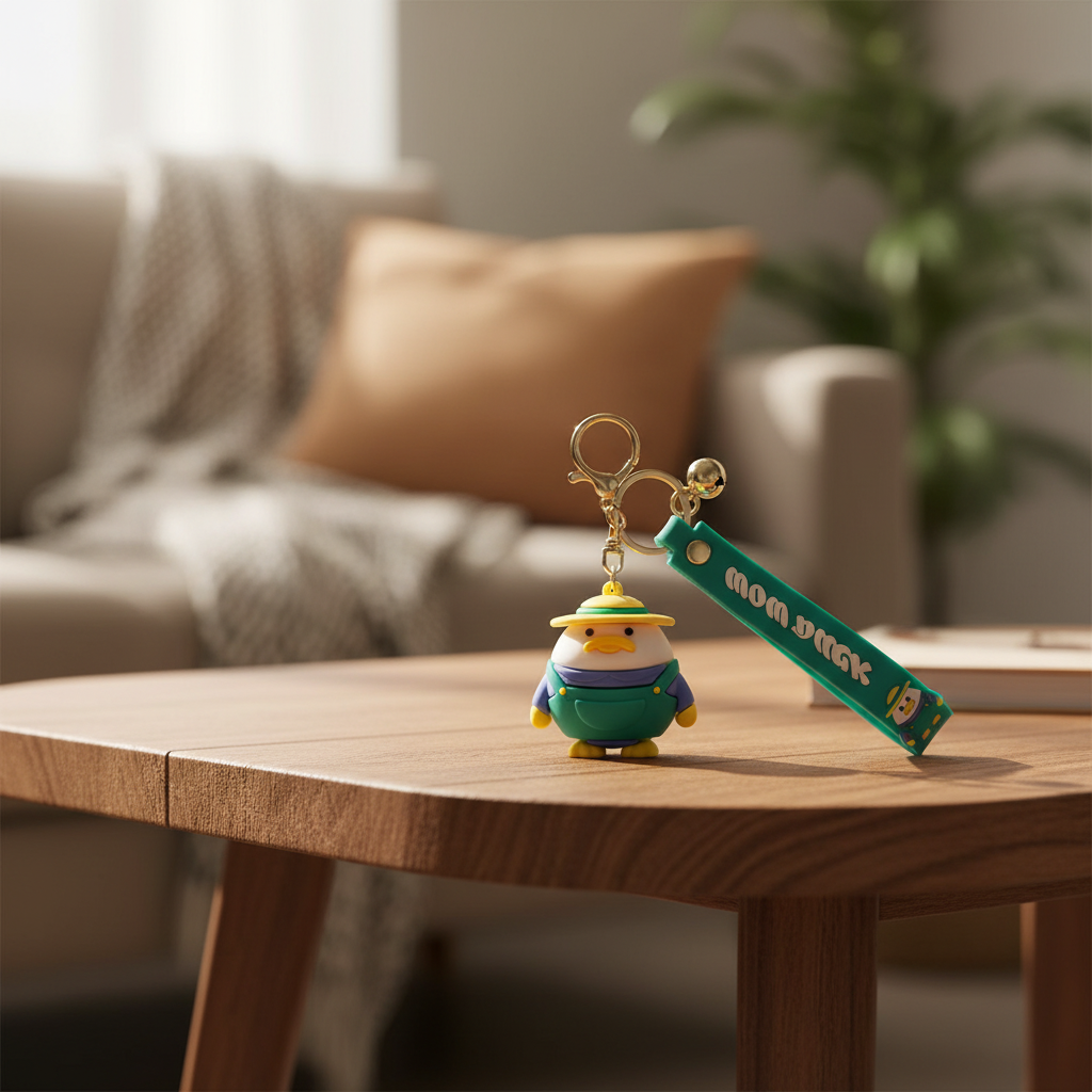 Gardener Duck Keychain