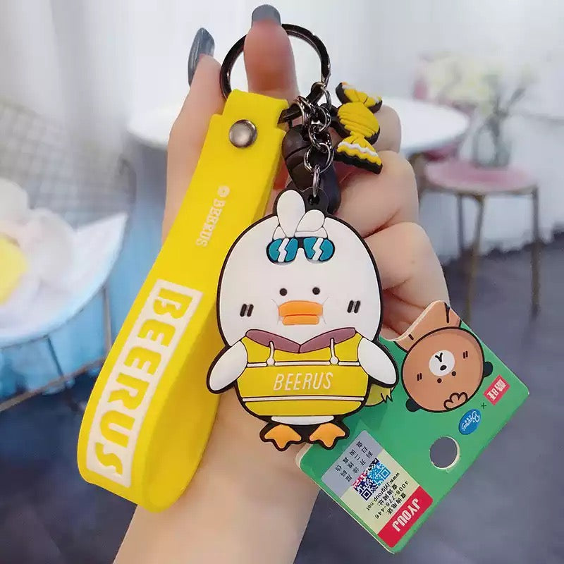 Beerus Duck Keychain