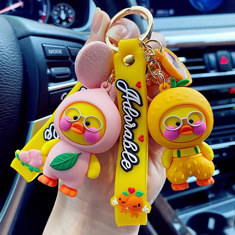 Orange Duck Keychain