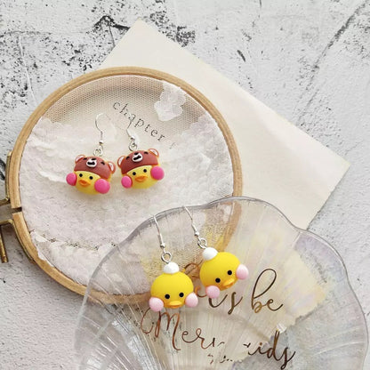 Boucles d'Oreilles Canard LaLaFanFan