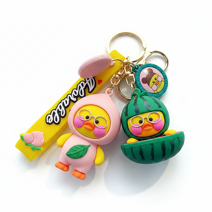 Porte Clés Canard Pastèque