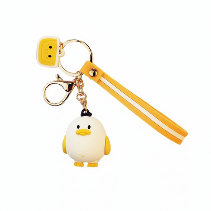 Porte-Clés Canard Blanc