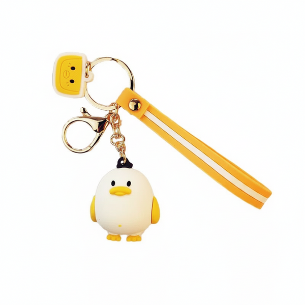 White Duck Keychain