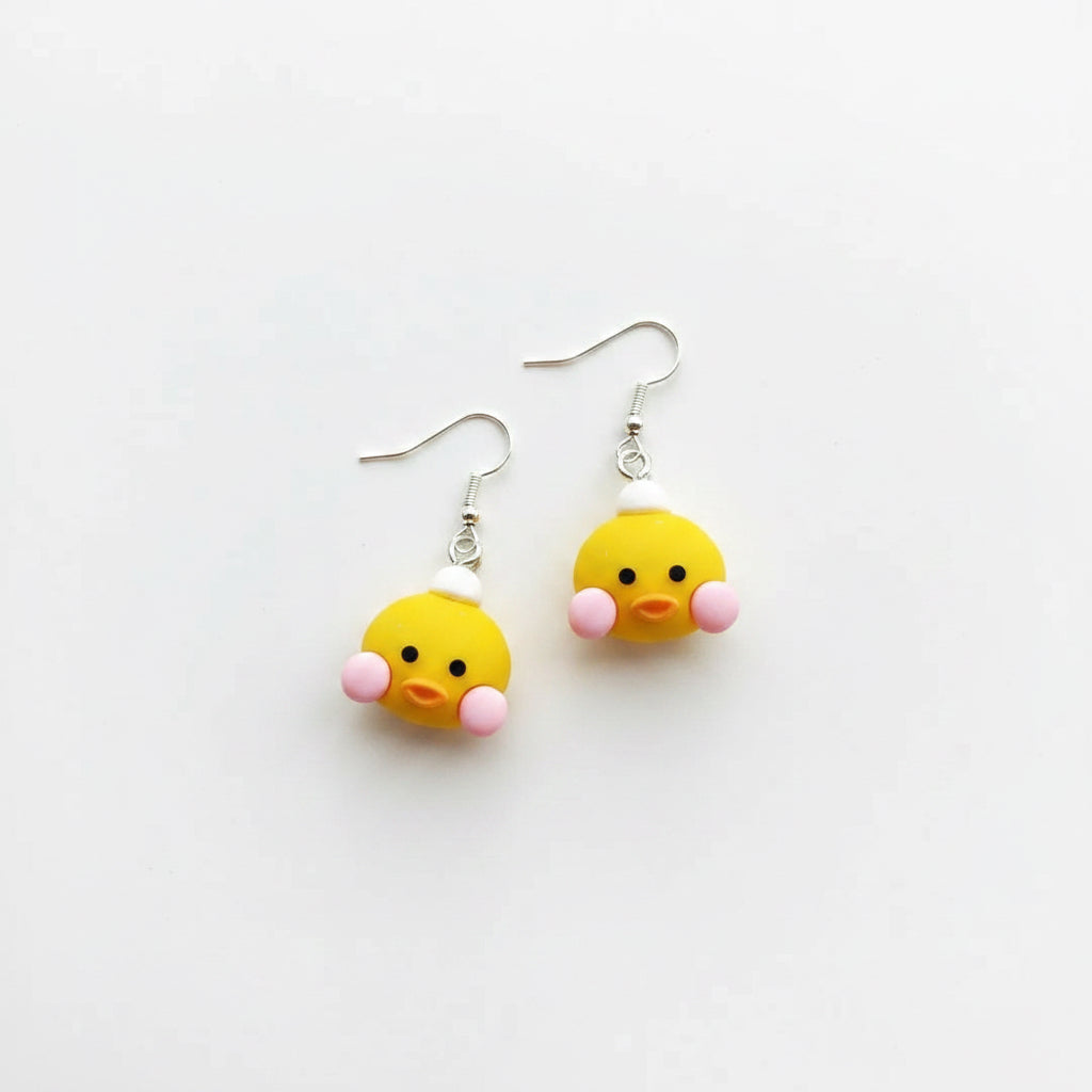 Kawaii Duck Earrings