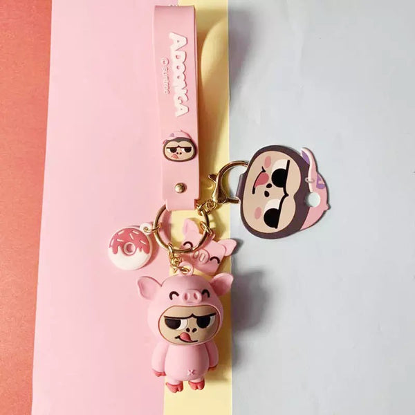 Porte clés Singe Cochon