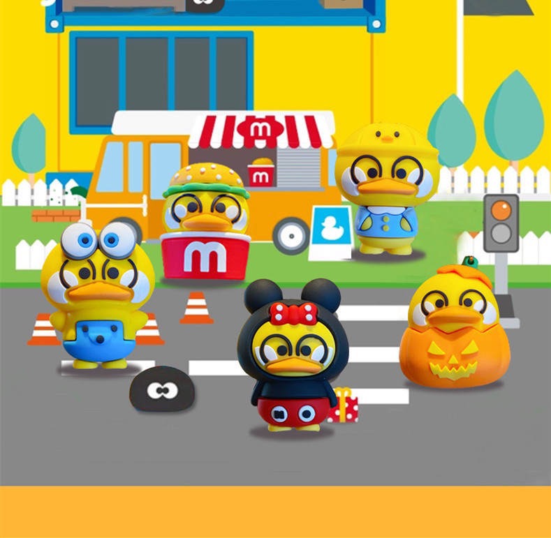 Fast Food Duck Keychain