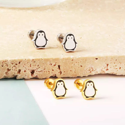 Boucles d’oreilles Pingouin