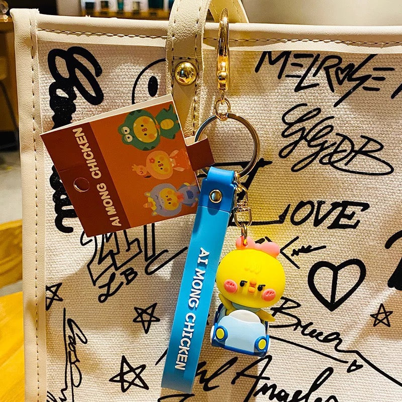 Driver Chick Keychain