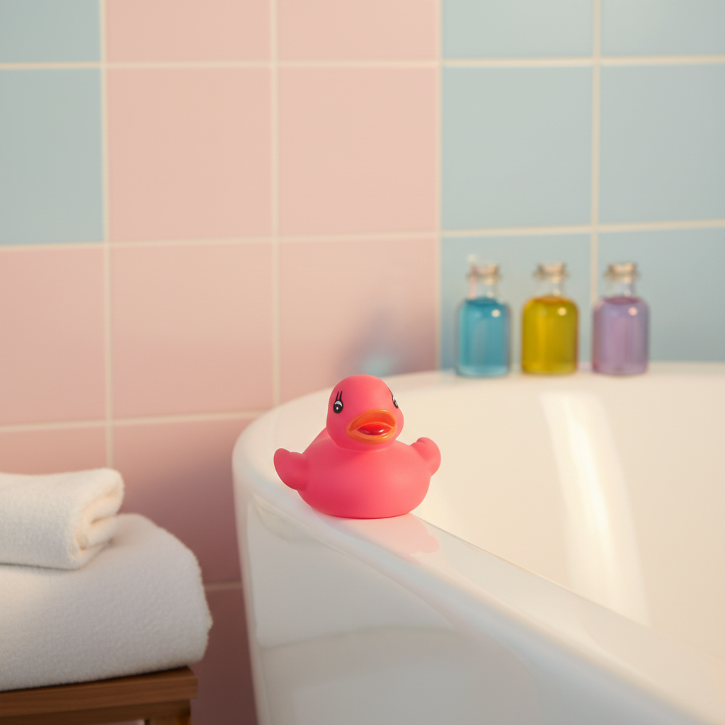 Little Pink Duck Toy