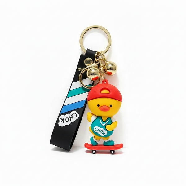 Skater Duck Keychain