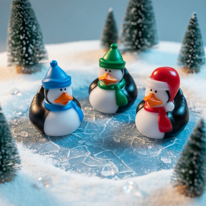 Mini Christmas Ducks Penguins