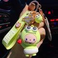 Monkey Frog Heart Keychain