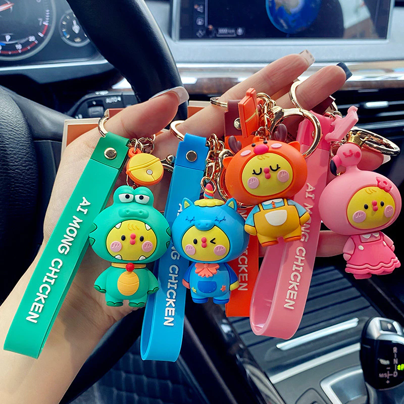 Fawn Chick Keychain
