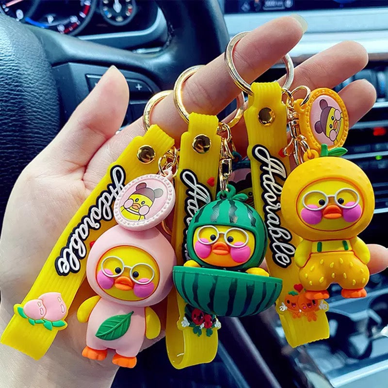 Porte Clés Canard Pêche