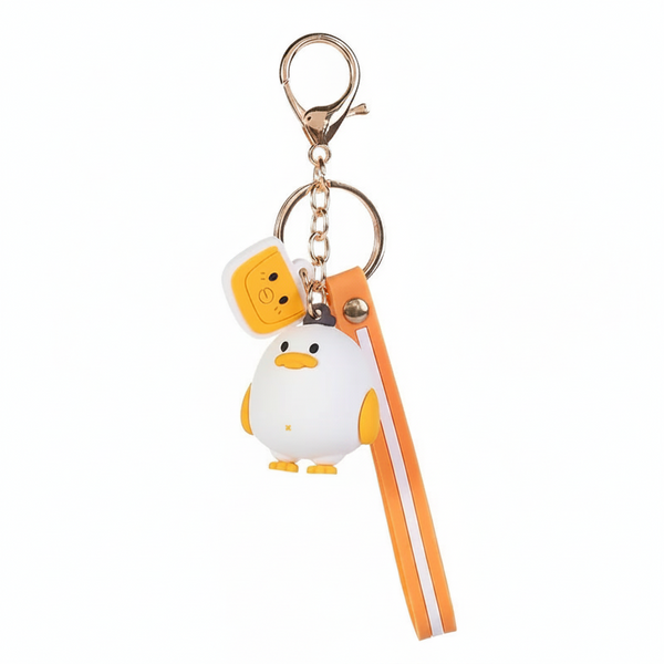 White Duck Keychain