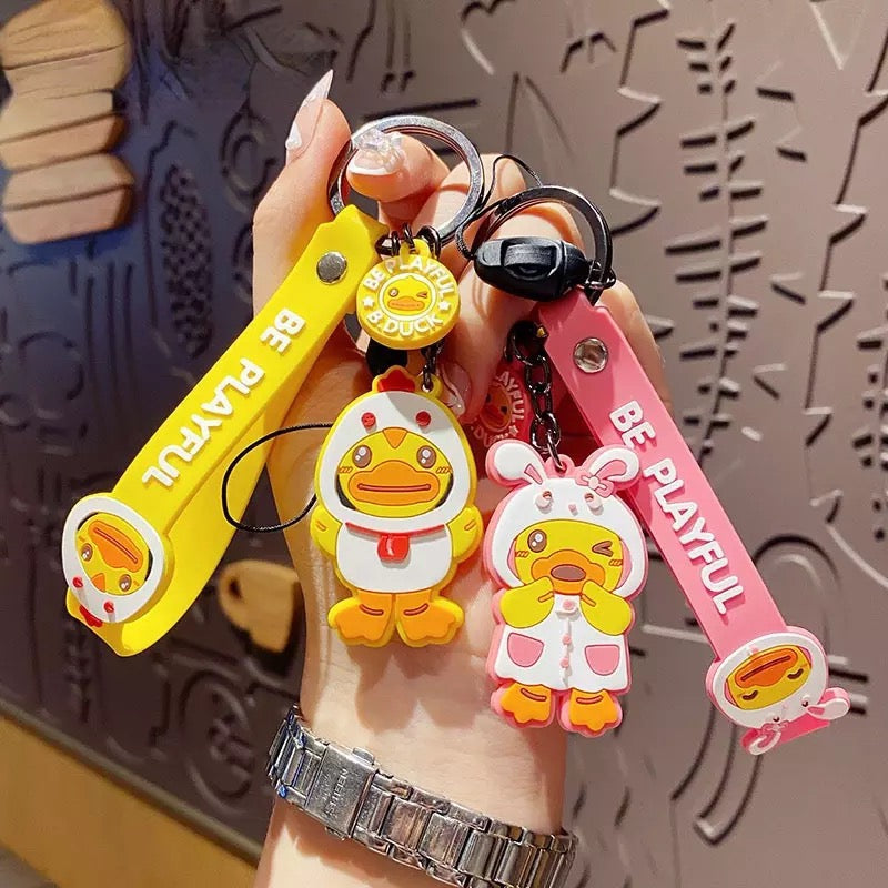 Duck Chicken Keychain