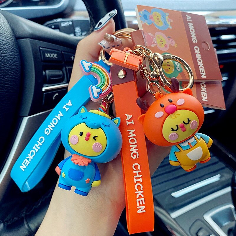 Unicorn Chick Keychain