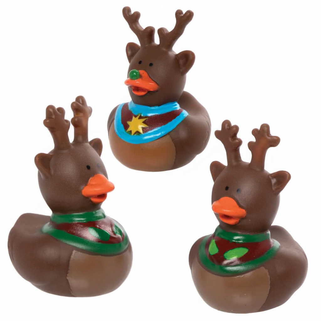 Mini Reindeer Christmas Duck