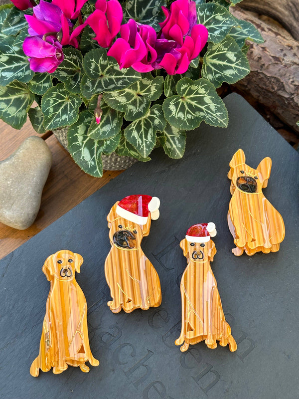 Christmas French Bulldog Hair Clip