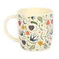 Mug Floral Folk Crème – 350 ml