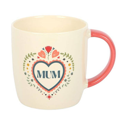 Mug Cœur Folk Maman