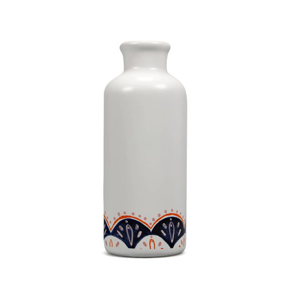 Pink butterfly ceramic vase