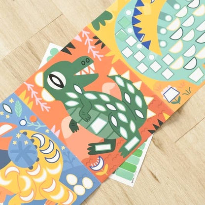 Dinosaurs - Montessori-inspired panoramic sticker poster