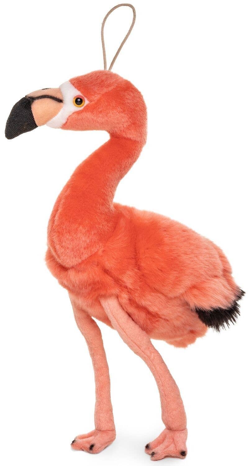 Pink flamingo plush toy
