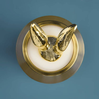 LED-tafellamp met konijnenmotief, goudkleurig