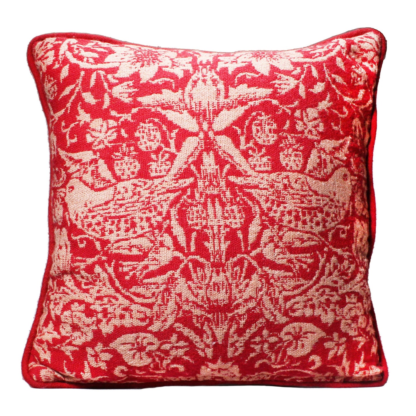 William Morris Raspberry Cushion