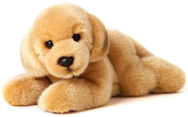 Chiot Golden Retriever, couché - peluche Uni Toys