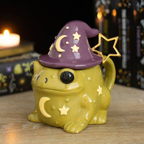 Magic toad Halloween mug with spoon