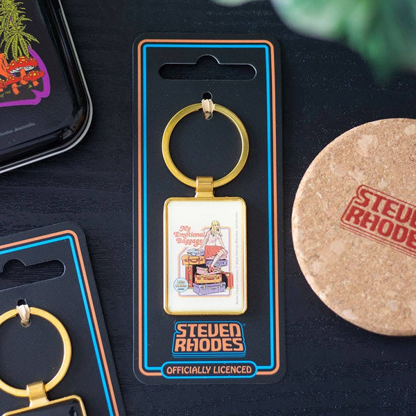 My Emotional Luggage Keychain by Steven Rhodes