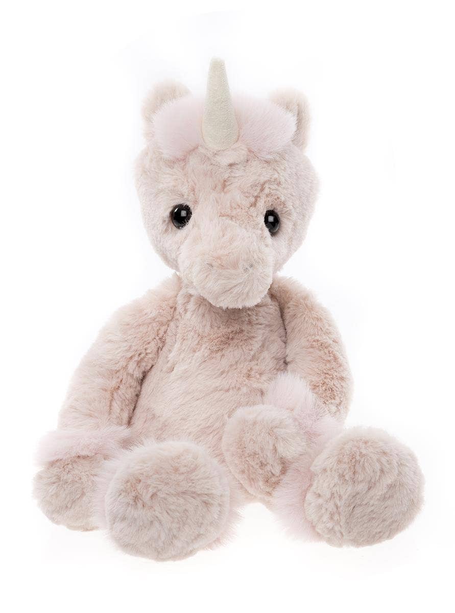 Bear & Me Star de roze eenhoorn pluche balletschoen