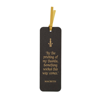 Shakespeare Macbeth paper bookmark