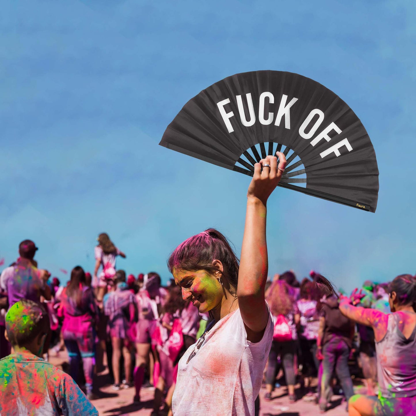 Éventail Xxl « Fuck off » – Fisura – vue 2